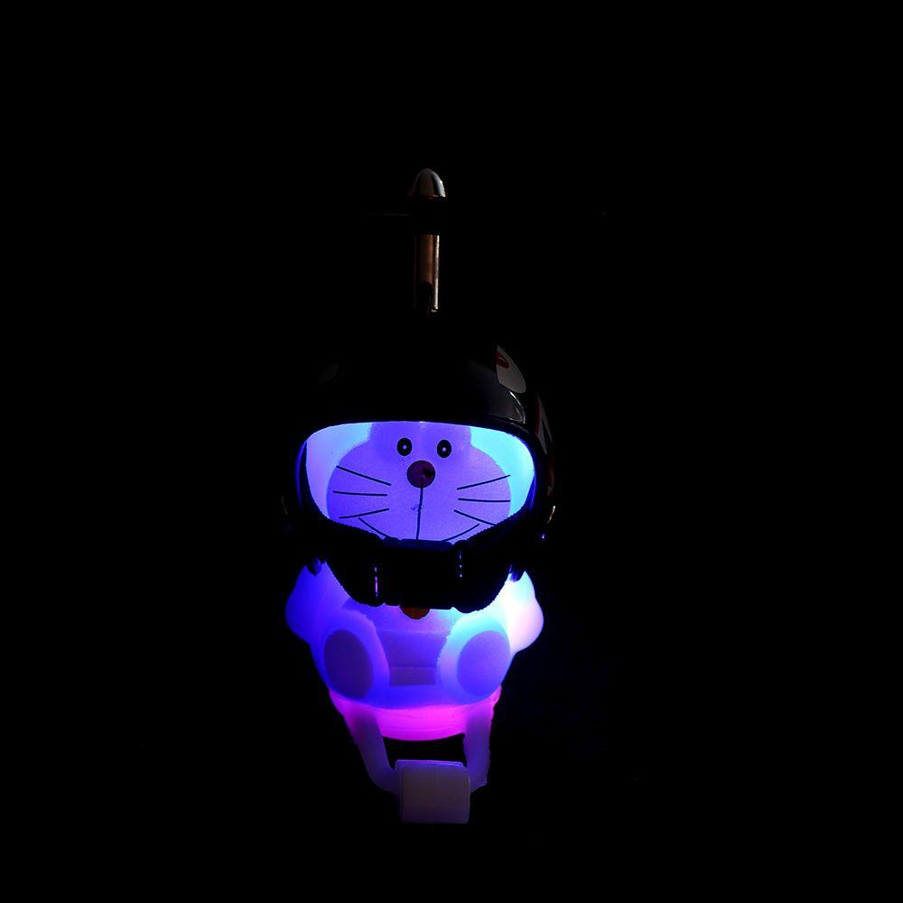 Phụ Kiện Đèn Gắn Mũ Bảo Hiểm Hình Doraemon Bằng Tre Chuyên Dùng Cho Xe Máy
