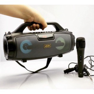 Loa Bluetooth Karaoke Kimiso S3 Kèm Mic - Siêu Bền, Bass Chắc Nịch, Hát Cực Đã FREESHIP