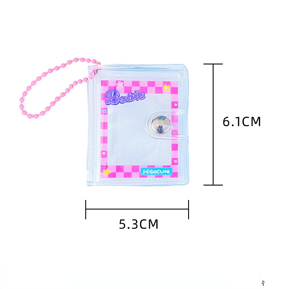 Cuốn Album Mini 2 inch Trong Suốt Kèm Móc Khóa Dễ Thương