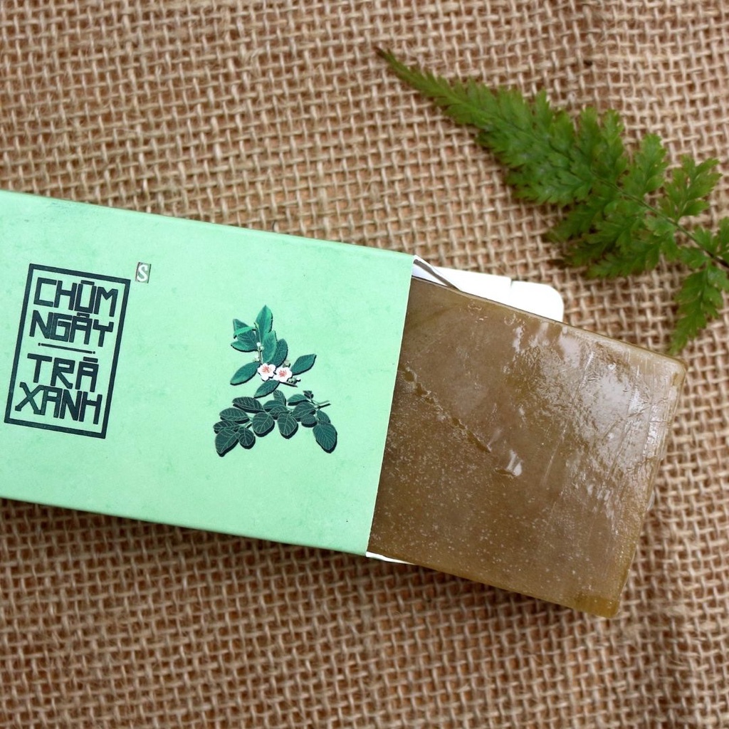 Xà bông trùm ngây trà xanh, xà bông từ thảo dược thiên nhiên giúp sáng da, ngừa mụn, ngừa viên lang lông. | BigBuy360 - bigbuy360.vn