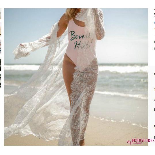Áo khoác voan dáng dài mặc ngoài bikini phong cách boho thời trang quyến rũ cho nữ - Hàng nhập khẩu | BigBuy360 - bigbuy360.vn