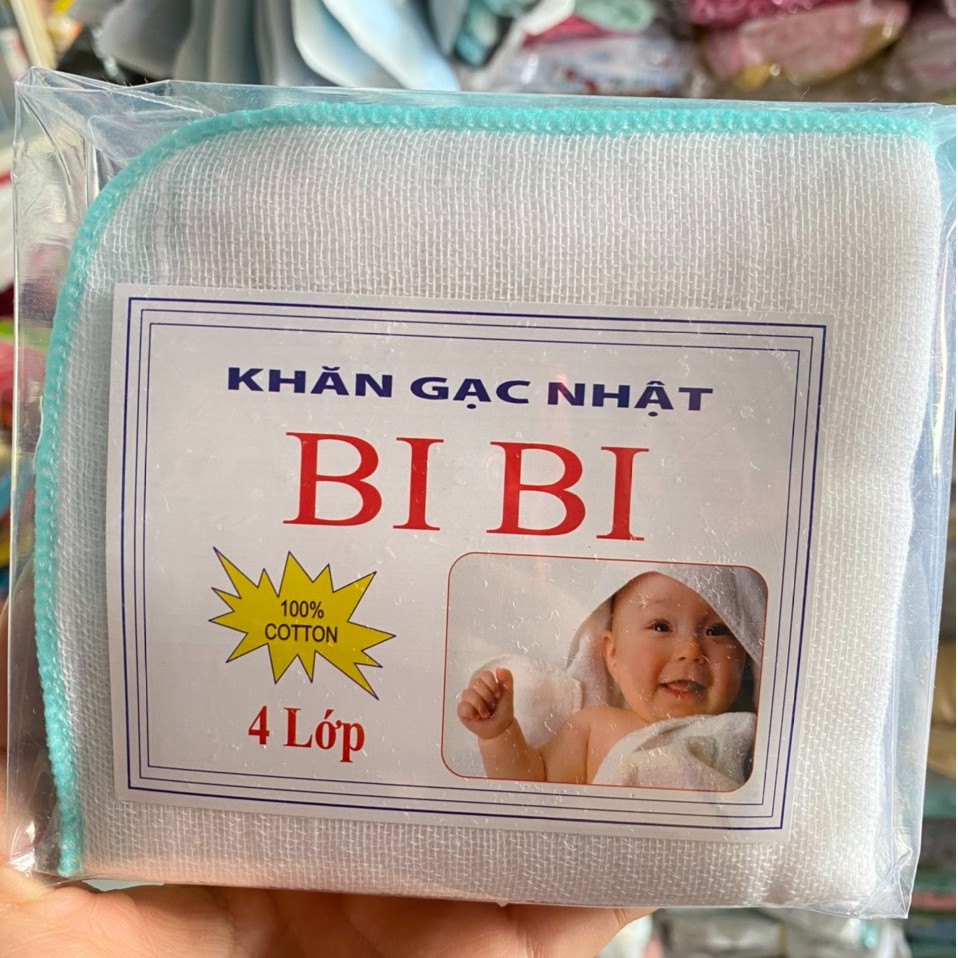 10 Cái Khăn Sữa Cho Bé Sơ Sinh 4 Lớp, Khăn Xô Mềm (1 gói )