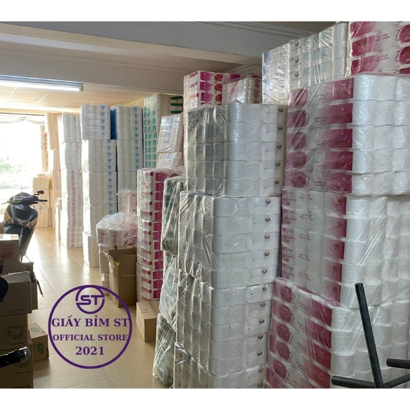 Giấy vệ sinh Hòa phát 3 lớp cao cấp 6 cuộn 1kg cho gia đình, quán ăn, nhà hàng