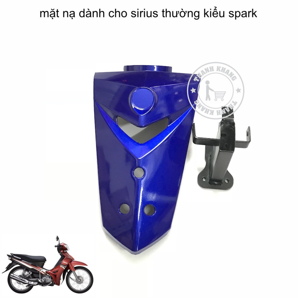 Combo pô SC xéo 7 màu,cổ pô inox và cảng sau,mặt nạ spark xanh dương cho sirius 006001321 006001311 006001113 006001008