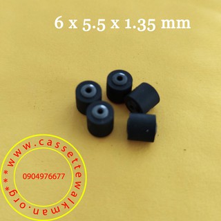 Bộ 5 cái bánh tỳ 6mm cho máy walkman