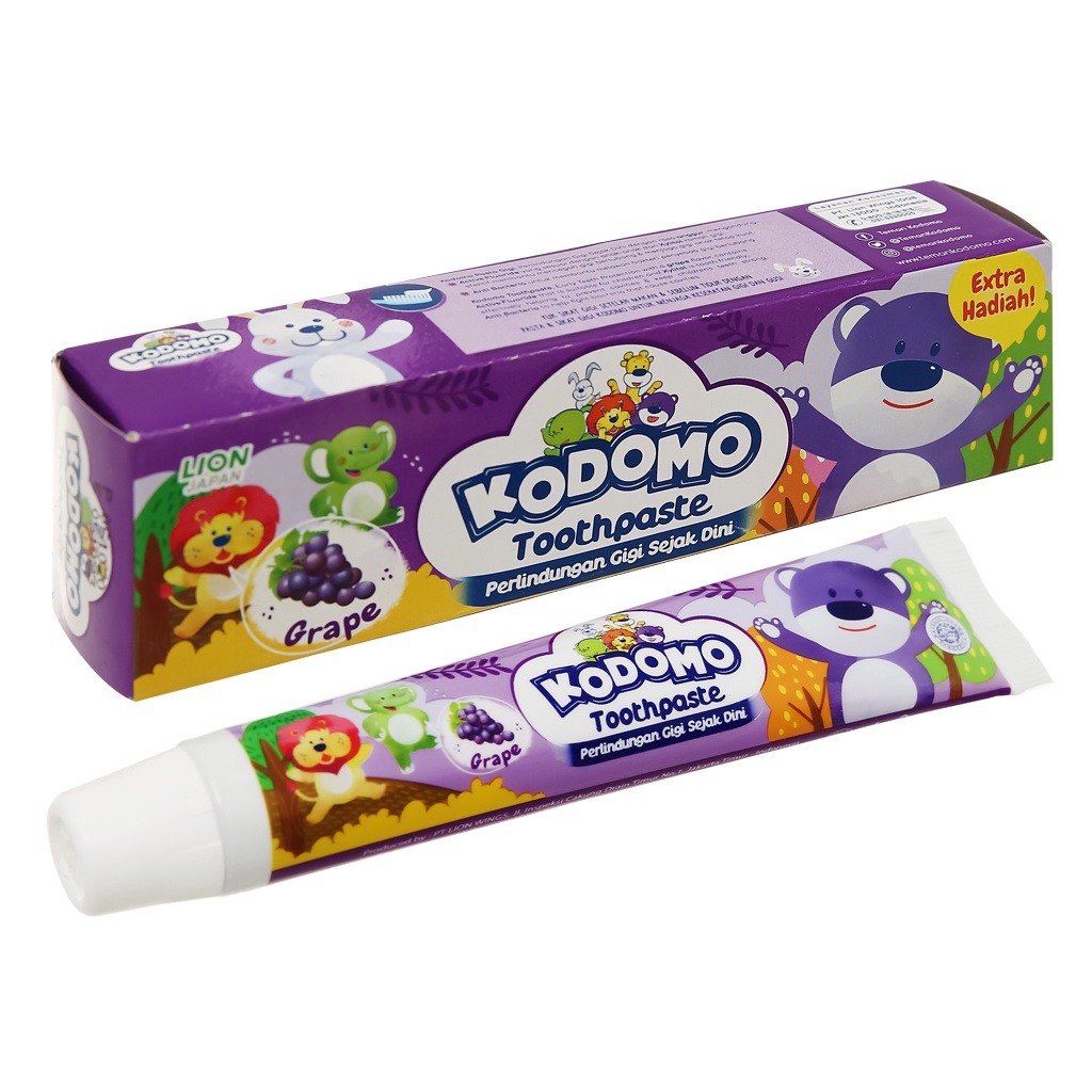 Kem đánh răng trẻ em Komodo 45gr hàng nội địa Thái