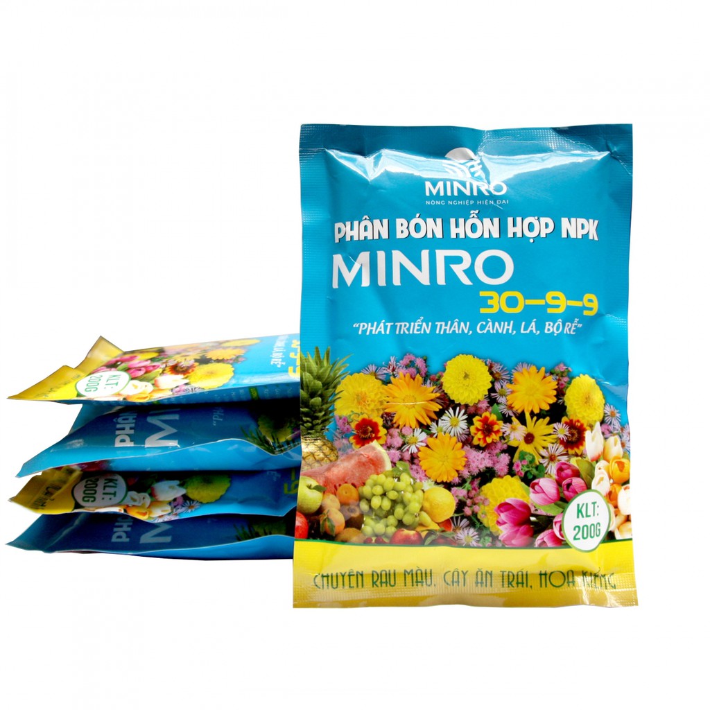 PHÂN BÓN NPK MINRO 30-9-9 (200GR)