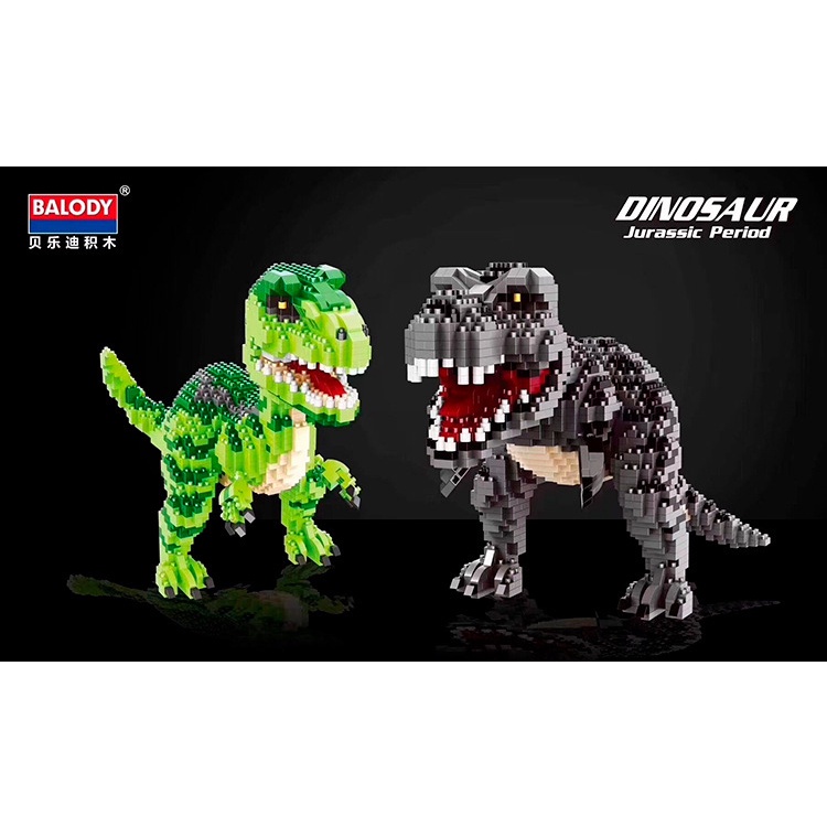 Lora Đồ Chơi LORA toy BX1 BALODY 16088 16089 tyrannosaurus