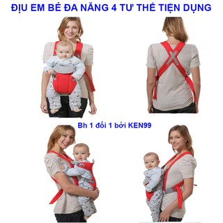 Địu Em Bé, Đai Ngồi Xe Máy‎ KN99051 Tiện Dụng, Vải Siêu Bền, Chắc Chắn, Thoáng Mát‎, Địu Em Bé Êm Ái, Chất Lượng