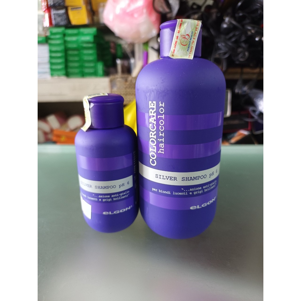 DẦU GỘI TÍM KHỬ VÀNG ELGON SLIVER SHAMPOO