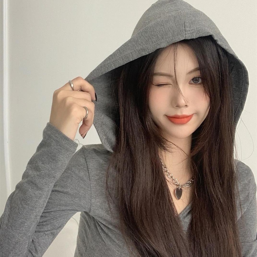 Áo hoodie COZOKC tay dài kiểu dáng hợp thời trang