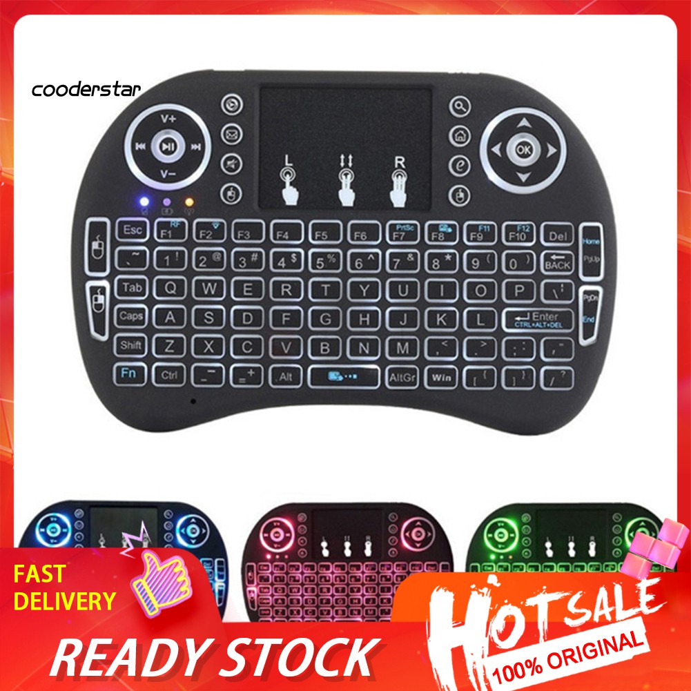 Bàn phím bluetooth không dây mini Rxsc i8 2.4g cho PC laptop chất lượng cao