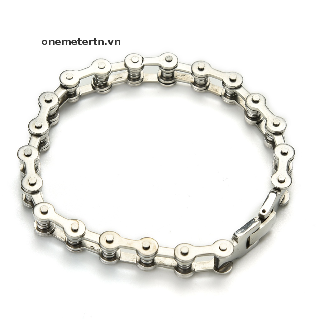 Vòng Đeo Tay Bằng Thép Không Gỉ 8.5 &quot;Phong Cách Punk Dành Cho Nam