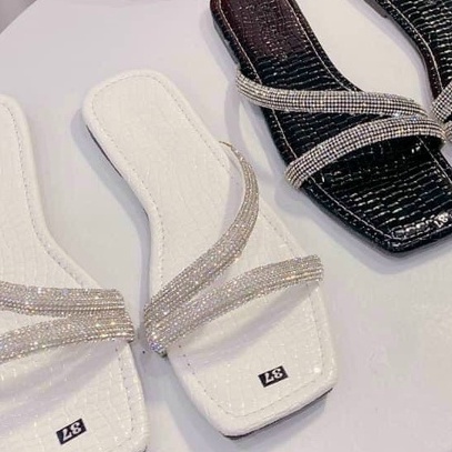 Dép lê đá quai chéo - V21