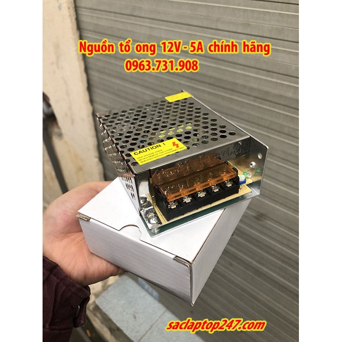 Nguồn tổ ong 12V 5A chính hãng