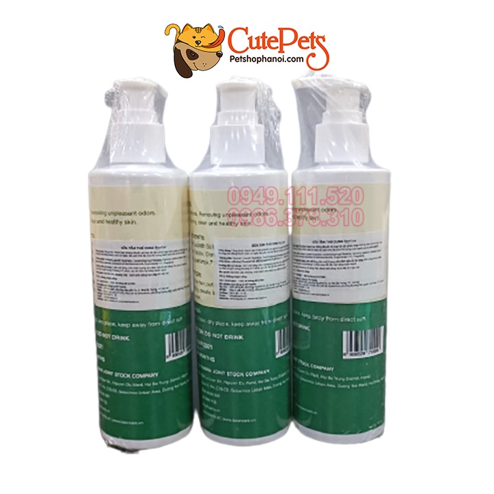 Sữa tắm cho chó mèo Pet shower 250ml - Phụ kiện thú cưng Hà Nội