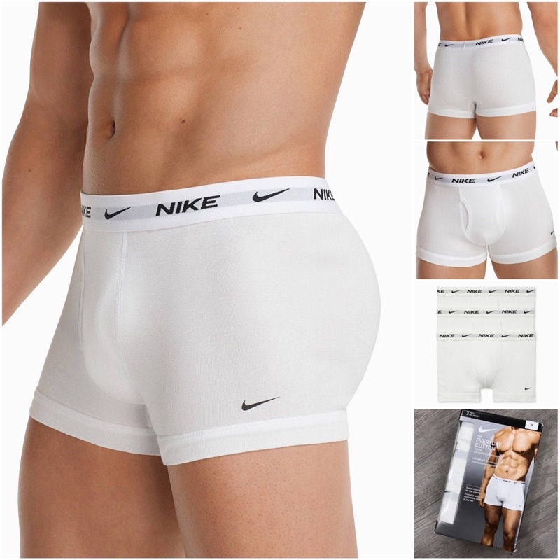 - Quần lót nam Bill Mỹ - Nike 3 pack cotton stretch trunks