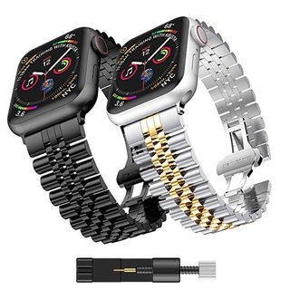Dây Đeo Thay Thế Bằng Kim Loại Không Gỉ 40mm 44mm Cho Đồng Hồ Apple watch 6 5 4 SE band 3 2 42mm 38mm