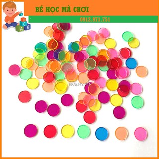 100 Vòng tròn màu sắc cho bé chơi cùng thanh nam châm | Đồ chơi cho bé 2 tuổi