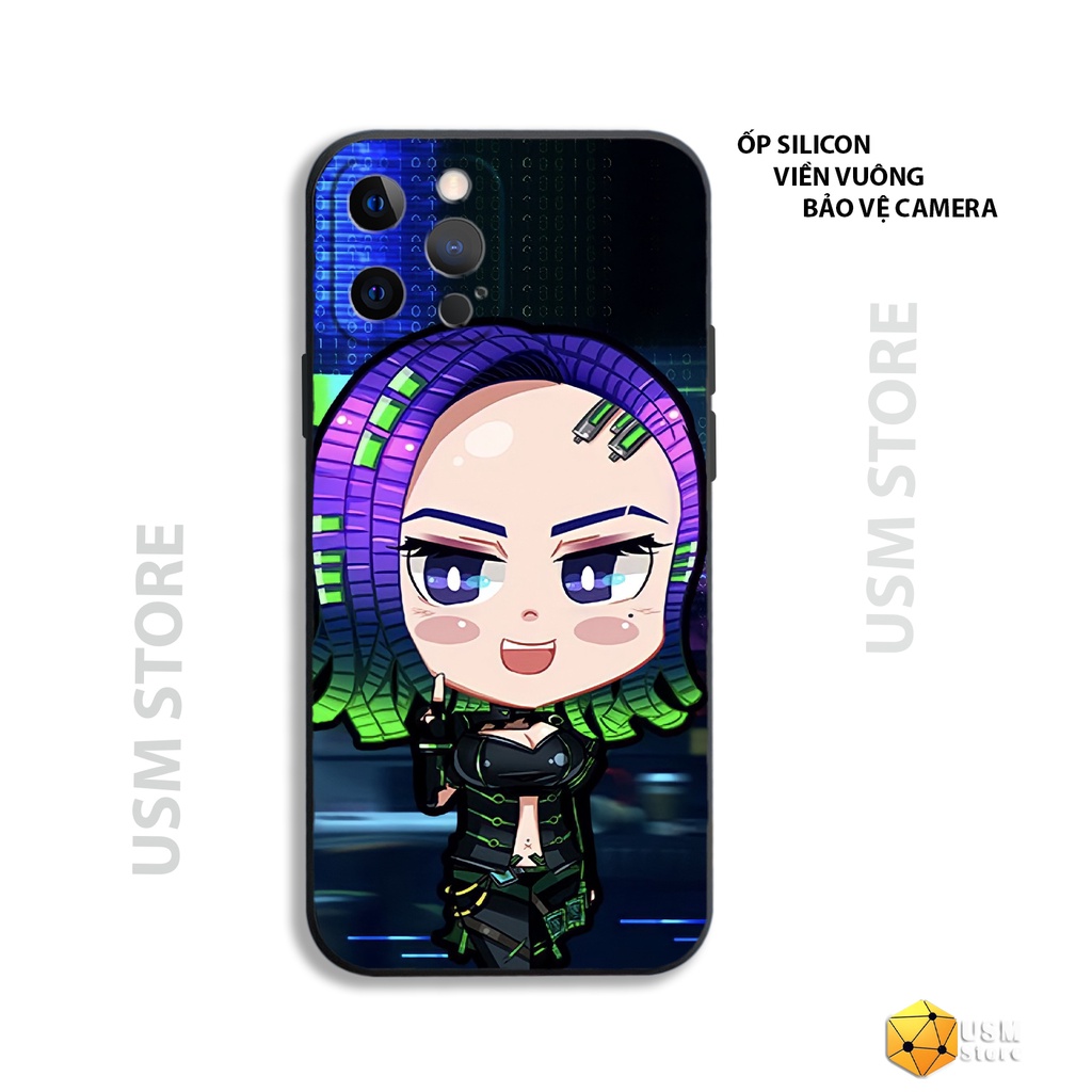 Ốp lưng iphone 11/11Pro/11Promax/12/12Mini/12 Pro/12 Promax/13/13 Pro/13 Promax/13Mini viền đen, in hình Free fire
