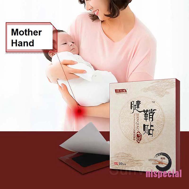 (Hàng Mới Về) Set 10 Miếng Dán Giảm Đau Khớp Ngón Tay Cái