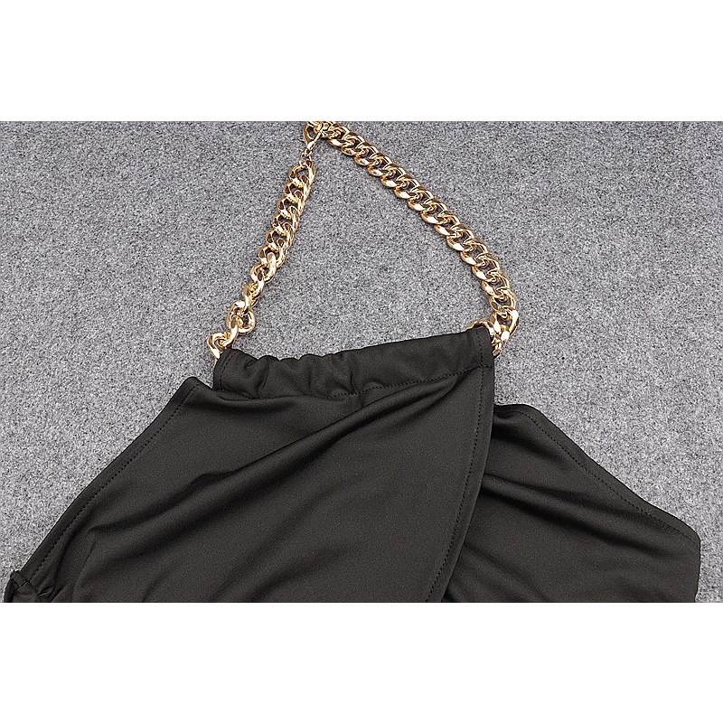 Áo Hai Dây Phối Xích Kim Loại Quyến Rũ Cho Nữ