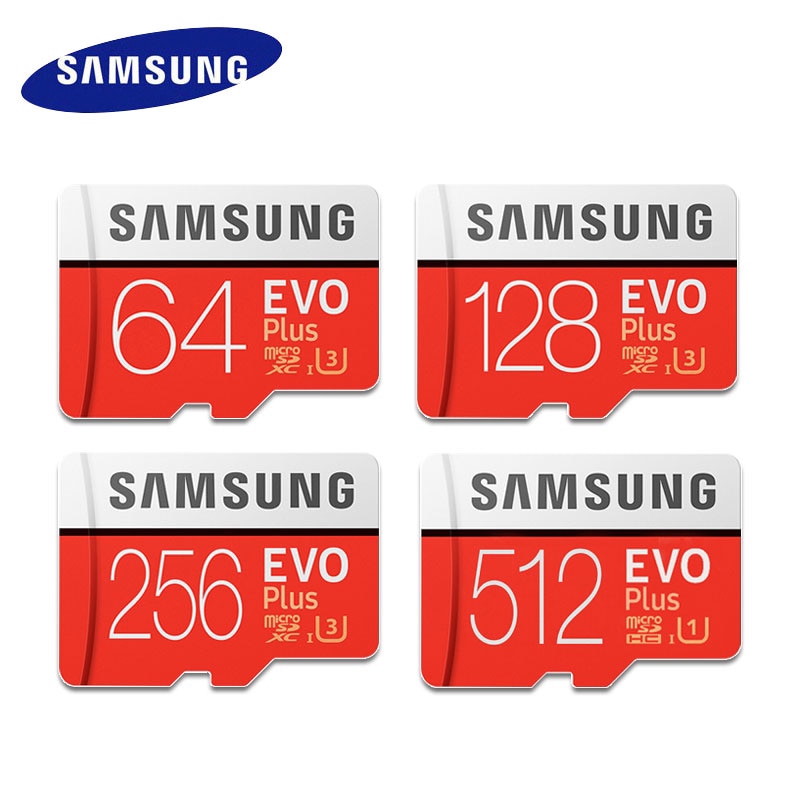 Thẻ nhớ Samsung EVO Plus SDHC 10 Class10 Micro SD c10 U3 TF 64GB 128GB 256gb 512GB