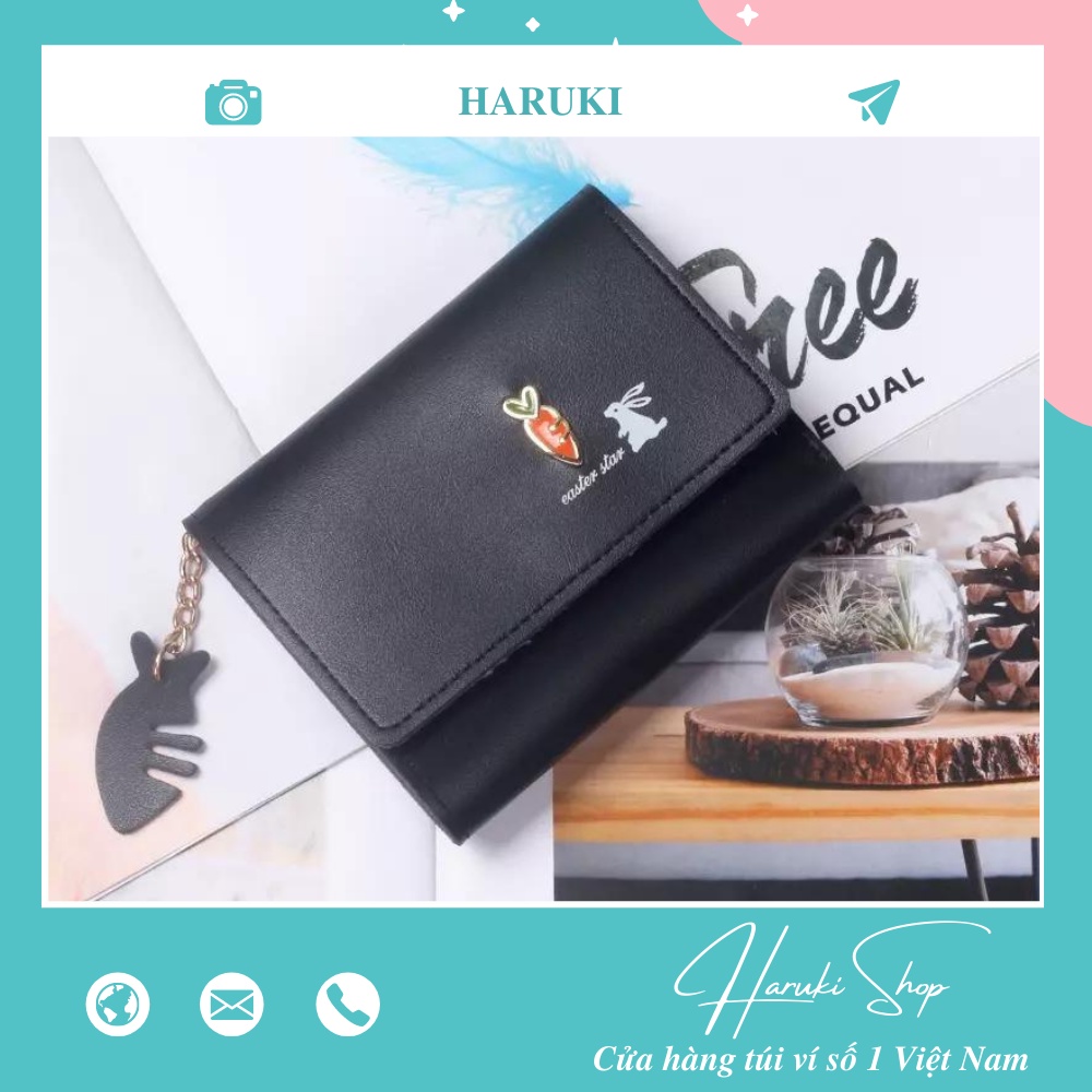 Ví nữ đẹp cầm tay mini cao cấp nhỏ gọn bỏ túi giá rẻ HARUKI VN12