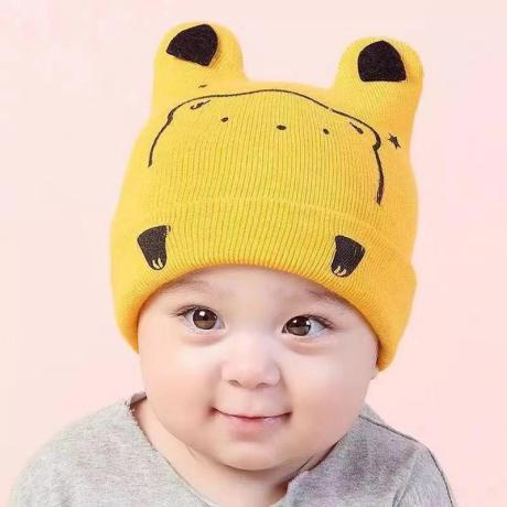 Nón Len Tai Gấu mền giữ ấm Cho Bé 3 tháng - 5 tuổi