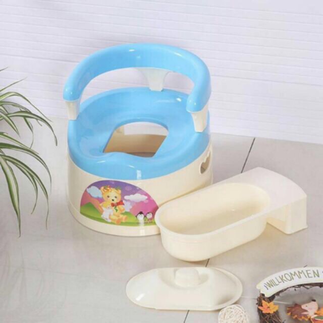 Bô vệ sinh cho bé có ngai tựa lưng Việt Nhật