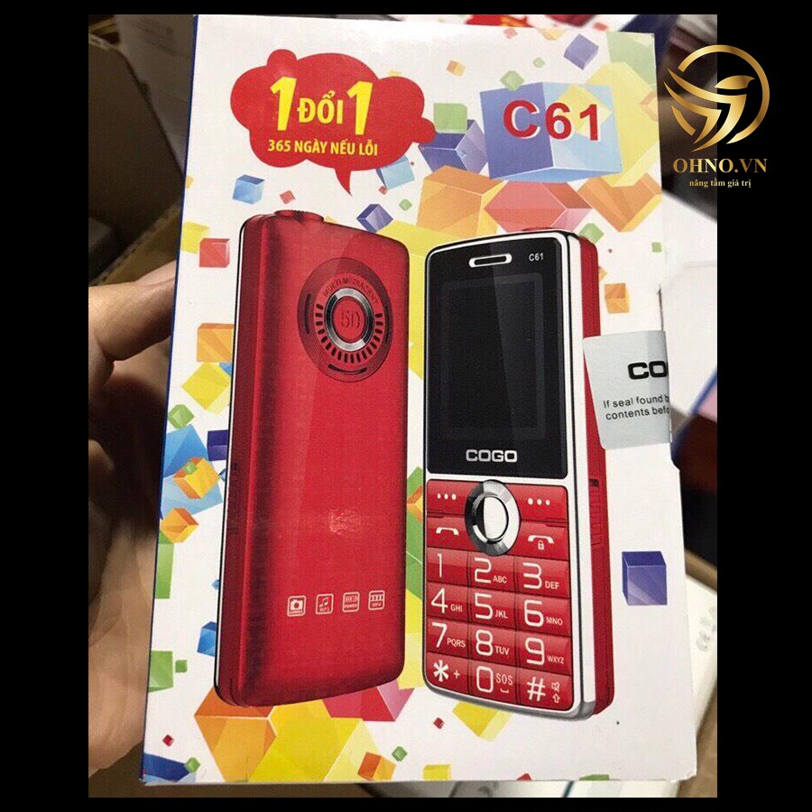 Điện Thoại Phổ Thông Đập Đá COGO C61 Điện Thoại Bàn Phím To Cho Người Già - OHNO Việt Nam