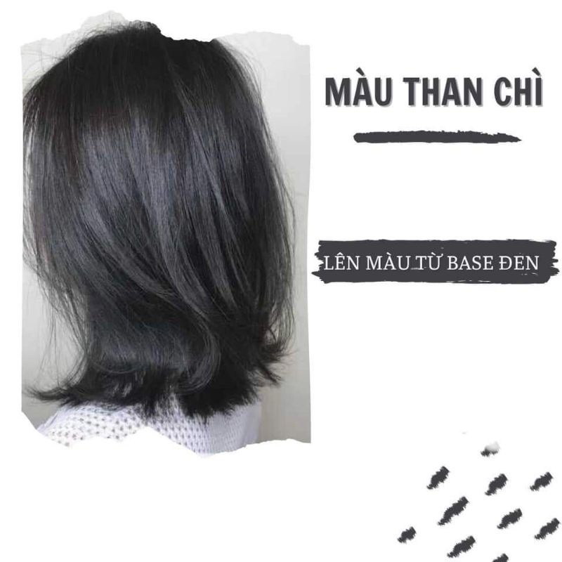 ( KHÔNG TẨY ) Thuốc nhuộm tóc màu THAN CHÌ