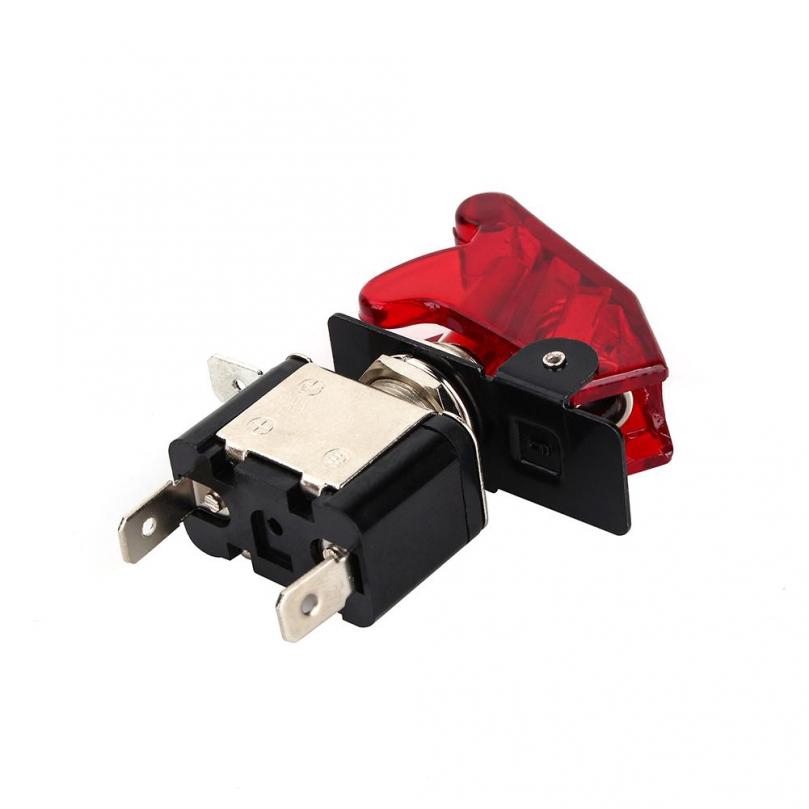 Công tắc On/OFF 12V 20A đa năng gắn xe oto có nắp đậy an toàn