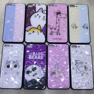 Iphone 7 Plus/ 8 Plus Ốp lưng viền dẻo đá nức siêu đẹp