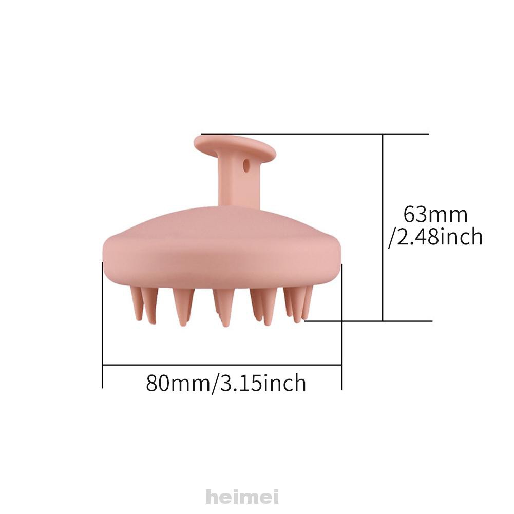 (Hàng Mới Về) Bàn Chải Gội Đầu Bằng Silicon Mềm Tẩy Tế Bào Chết Cho Người Lớn Và Trẻ Em