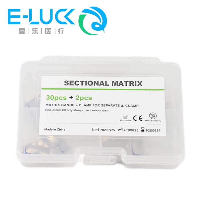 Đai tách kẽ răng kèm vòng kẹp và vòng tách bằng resin