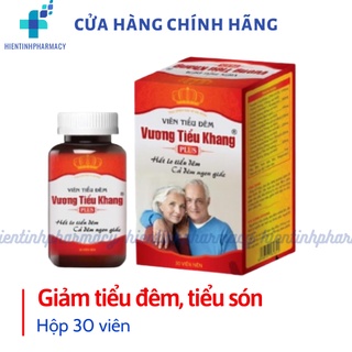 Viên tiểu đêm Vương Tiểu Khang Plus - Hỗ trợ bổ thận, giảm tiểu đêm, tiểu nhiều lần - hộp 30 viên