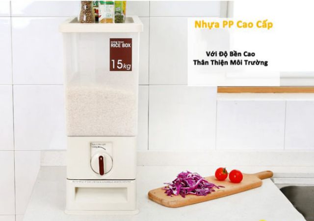 Thùng đựng gạo thông minh 15 kg