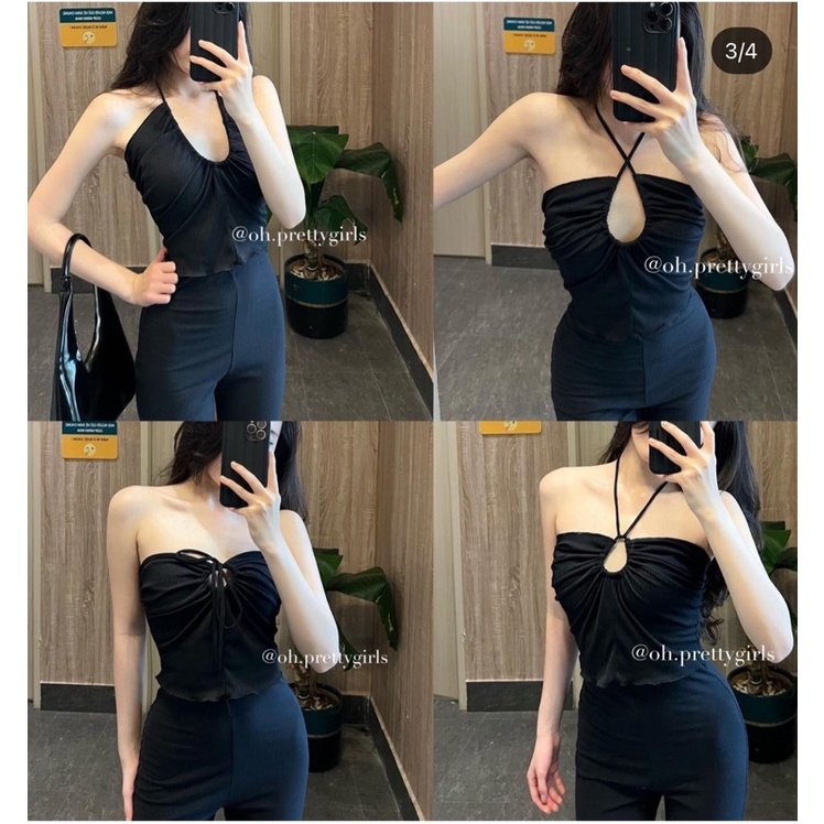 Set áo + quần loe Kendall Set