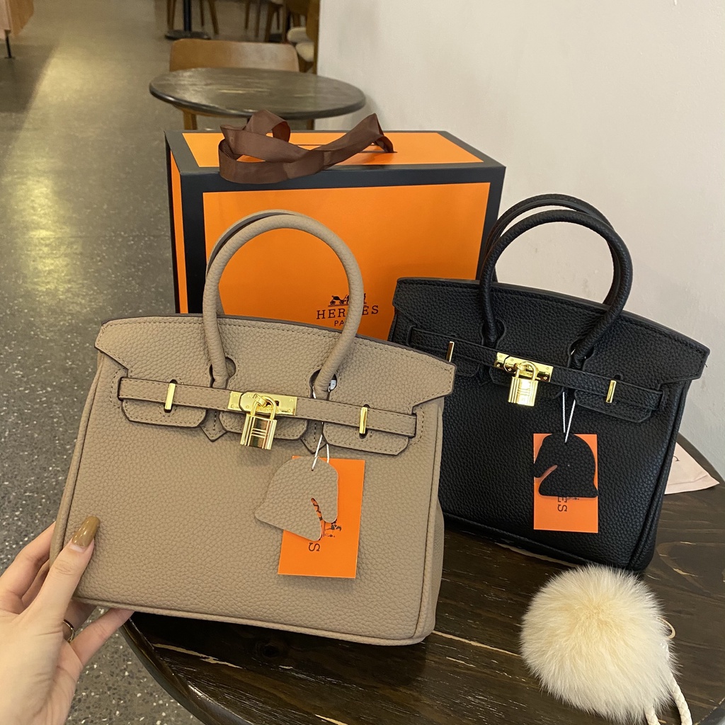 Túi HM Birkin F1 tag vàng da hạt Nobox size 25-30/Túi xách HM BK F1 tag vàng đủ 2 size Nobox
