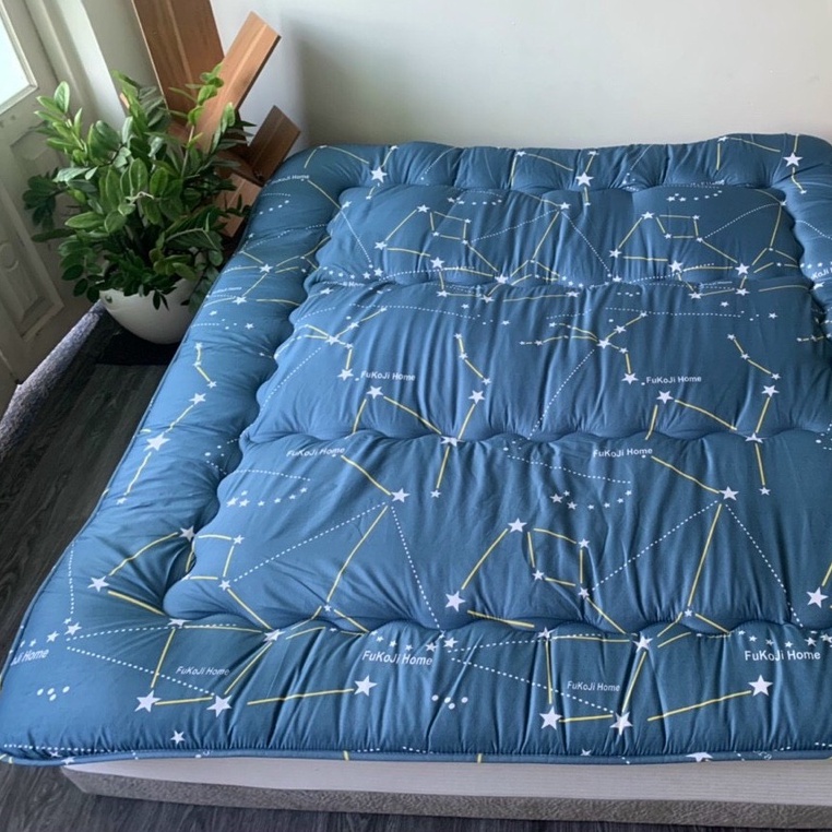 Đệm Trải Sàn, Nệm Bông Gòn Xuất Nhật, Topper Hàng Nhật 1mx2m, 1m2x2m, 1m4x2m, 1m6x2m, 1m8x2m