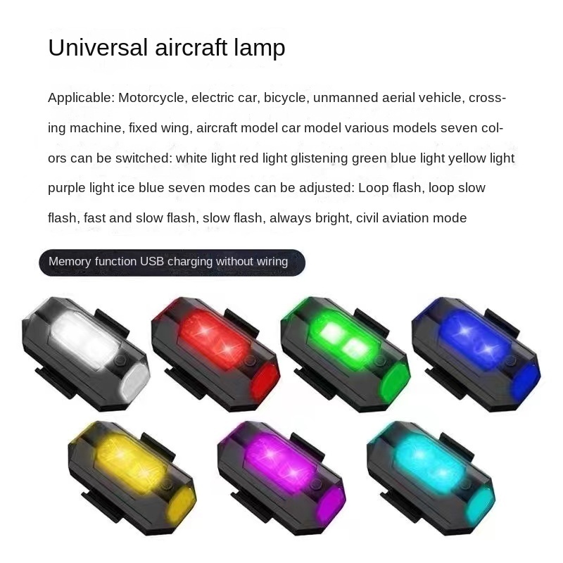 Đèn Pha LED Cảnh Báo Gắn Đuôi Xe Máy/Xe Đạp