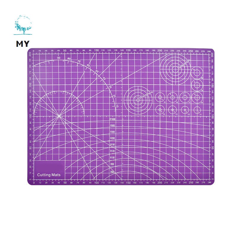 Cutting Mat for DIY Sewing Craft A4 Sturdy Rotary Cutting Mat Non Slip Surface Scrapbook Fabric