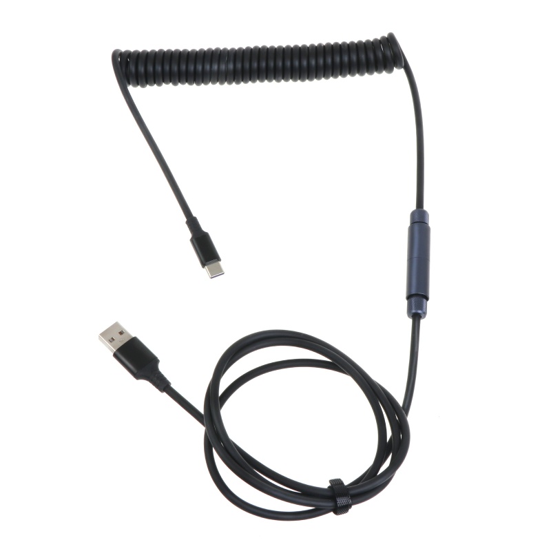 1 Dây Cáp Truyền Dữ Liệu 6 6ft Type-C Sang USB Kèm Đầu Nối Kim Loại Cho Bàn Phím