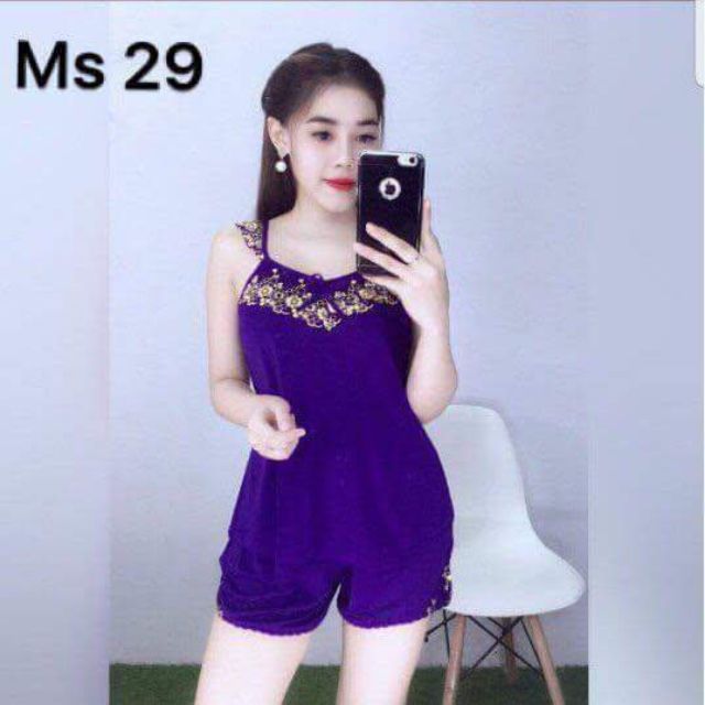 [Mã WA1606 giảm 15% đơn 99k] Đồ Ngủ Thun Lạnh Mẫu Cánh Tiên Siêu Xinh( Từ 40_75kg) | BigBuy360 - bigbuy360.vn