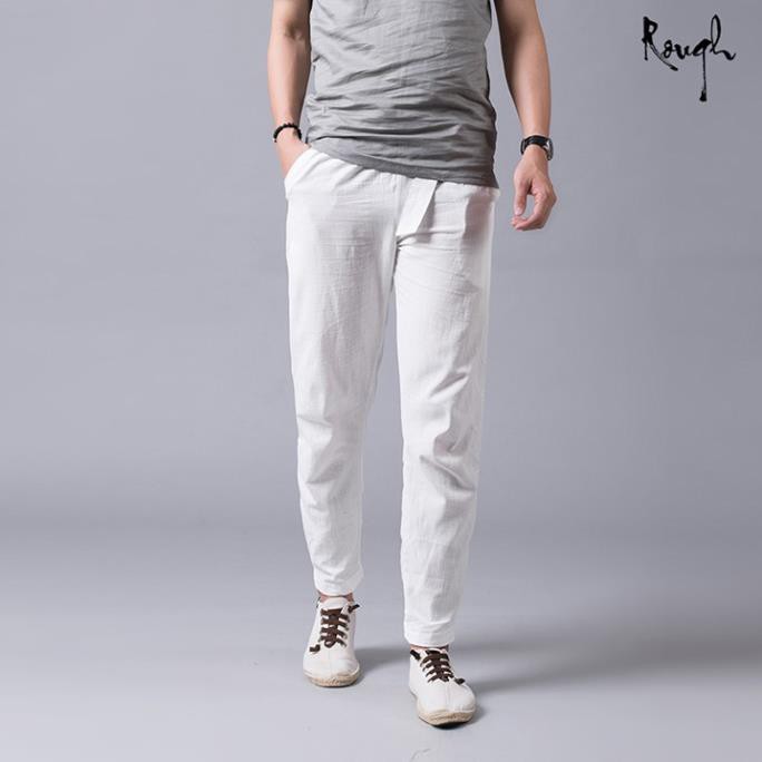 Quần đũi nam đai rời Thời Trang Vải Đũi (Linen) Cao Cấp R.Menswear