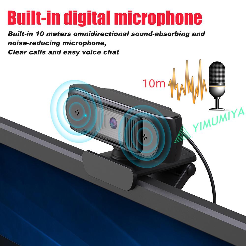 Webcam Yi S2 1080p Hd Kèm Phụ Kiện Cho Máy Tính