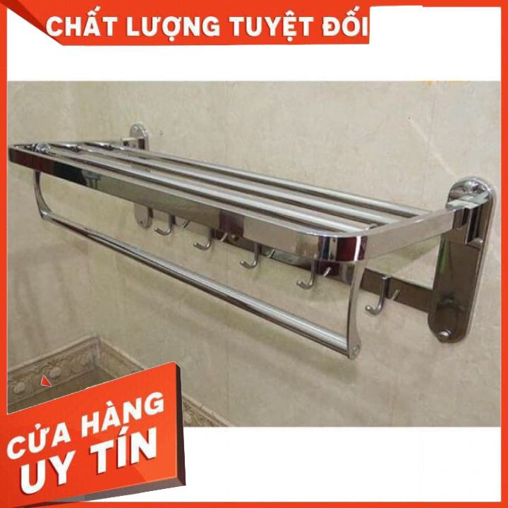 Giá treo khăn nhà tắm Inox 304 (LOẠI 1-CHÂN ĐẾ ĐẶC,CỰC CHẮC CHẮN)