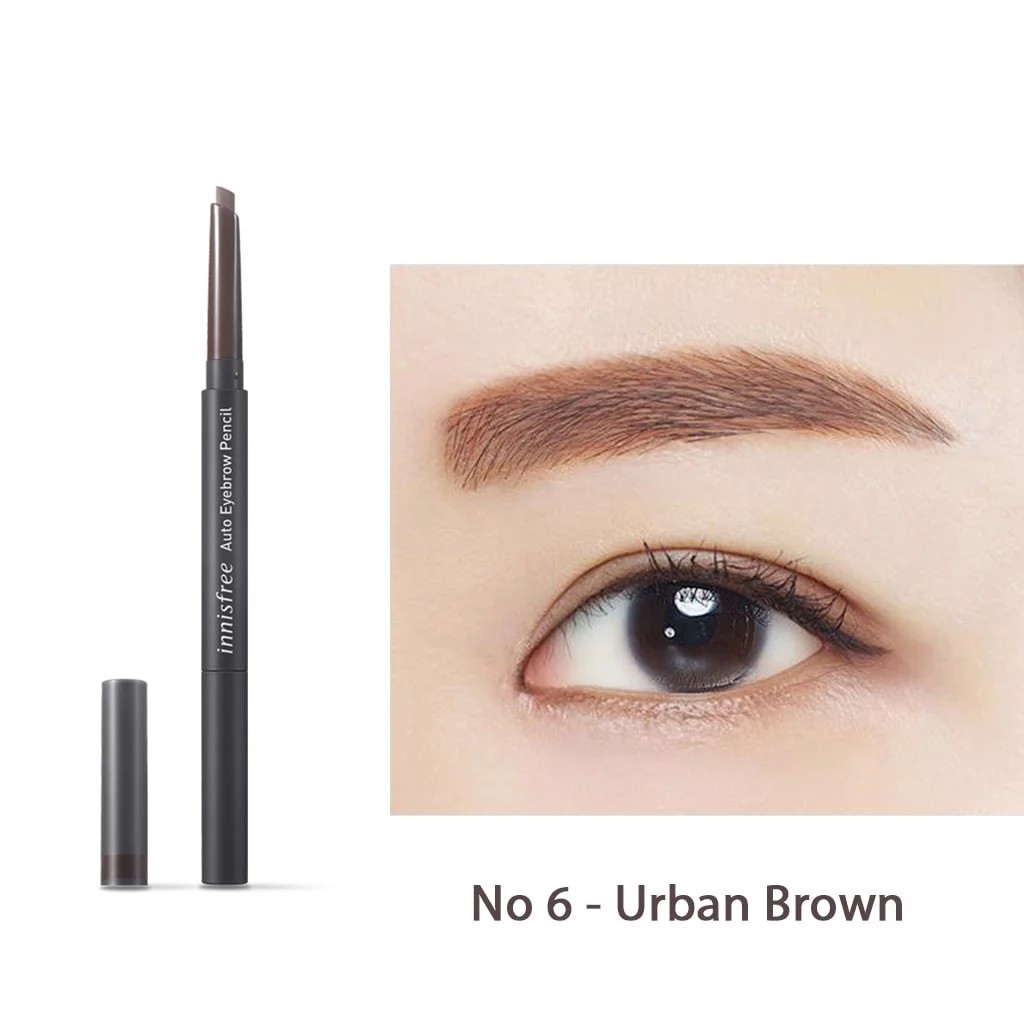 Chì Kẻ Chân Mày Innisfree Auto Eyebrow Pencil [Hàng cắt seal để kiểm tra chất lượng sản phẩm]