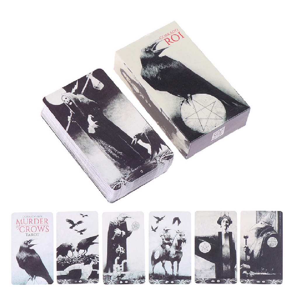Bài Murder Of Crows Tarot 78 Lá Tặng Đá Thanh Tẩy C233